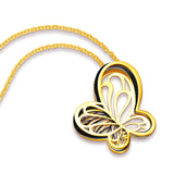 POH KONG 916/22K Gold Tranz Trendy Butterfly Pendant