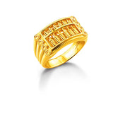 Auspicious Golden Abacus Ring