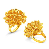 Happy Love Auspicious Roses Ring