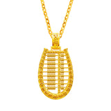 Auspicious Horseshoe Abacus Pendant