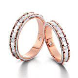 Love Collection One Aventura Couple Rings