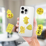 POH KONG 999/24K Pure Gold Mobile Phone Sticker (0.1g)