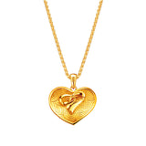 Happy Love Intertwined Hearts Pendant