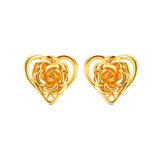 Happy Love Auspicious Roses Earrings