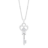 D’First Key to Love Diamond Pendant