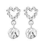 White Gold Earrings