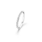 750/18K White Gold Diamond Ring