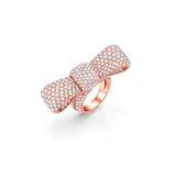 750/18K Rose Gold Dimond Ring