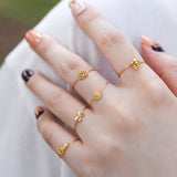 Yellow Gold Mini Ring