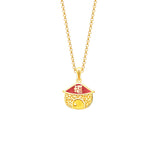 916/22k Auspicious Abundance of Gold Pendant