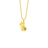 916/22k Auspicious Prosperity Bunny Pendant