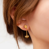 916/22k Auspicious Fortune Earrings