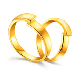 Love Collection Yellow Gold Couple Ring
