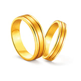 Love Collection Yellow Gold Couple Ring