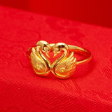 Happy Love Heavenly Lovebirds Ring