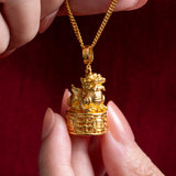 916/22K Auspicious Prosperity Pi Xiu Charm