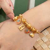 916/22K Karya Anggun Charm Bangle