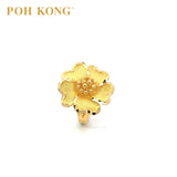 POH KONG 916/22K Yellow Gold Anggun Gold Border Bunga Raya Ring