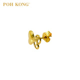 POH KONG 916/22K Emas Kuning Tranz Nature Collection Anting Rama-rama