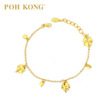 POH KONG 916/22K Emas Tranz Clover Gelang Jantung (2005)