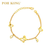 POH KONG 916/22K Gold Tranz Classic Butterfly Bracelet (2011)