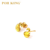 POH KONG 916/22K Gold Happy Love Subang Angsa Elegan