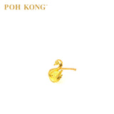 POH KONG 916/22K Gold Happy Love Subang Angsa Elegan