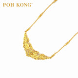 POH KONG 916/22K Gold Happy Love Perpetual Lovers Necklace