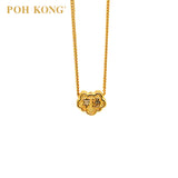 POH KONG 916/22K Yellow Gold Auspicious Flourishing Prosperity Charm Pendant