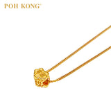 POH KONG 916/22K Yellow Gold Auspicious Flourishing Prosperity Charm Pendant