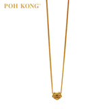 POH KONG 916/22K Yellow Gold Auspicious Flourishing Prosperity Charm Pendant