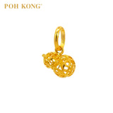 POH KONG 916/22K Yellow Gold Auspicious Mini Gourd Pendant