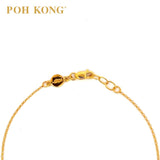 POH KONG 916/22K Kalung Rejeki Klasik Emas Kuning Bertuah 'CAI'