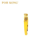 POH KONG 916/22K Emas Kuning Bertuah Lima Rejeki Cincin