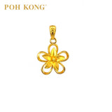 POH KONG 916/22K Yellow Gold Anggun Collection Jasmine Pendant