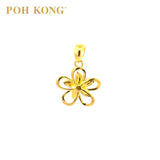 POH KONG 916/22K Yellow Gold Anggun Collection Jasmine Pendant