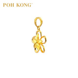 POH KONG 916/22K Yellow Gold Anggun Collection Jasmine Pendant