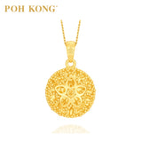 POH KONG 916/22K Yellow Gold Anggun Round Shape Pendant