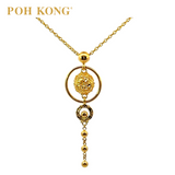 POH KONG 916/22K Yelllow Gold Anggun Alamanda Necklace (2023)