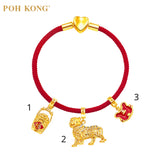 POH KONG 916/22K Auspicious Abundance Of Fortune Charm Bracelet