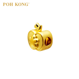 POH KONG 999/24K Yellow Gold Star & Apple Charm Pendant