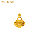 POH KONG 916/22K Yellow Gold Ruyi Abacus Pendant