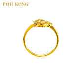 Cincin Arnab Bertuah Bertuah Emas POH KONG 916/22K