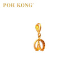 POH KONG 916/22K Yellow Gold Exquisite Eiffel Tower Pendant