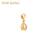 POH KONG 916/22K Yellow Gold Exquisite Eiffel Tower Pendant