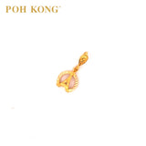 POH KONG 916/22K Yellow Gold Exquisite Eiffel Tower Pendant