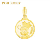 POH KONG 916/22K Gold Disney Baby King Mickey Pendant