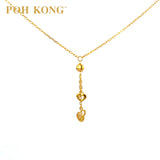 POH KONG 916/22K Kalung Loket Labu Emas Kuning