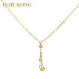 POH KONG 916/22K Kalung Loket Labu Emas Kuning