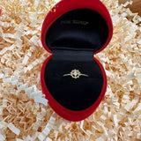 Cincin Mini Berlian Emas Kuning POH KONG 750/18K